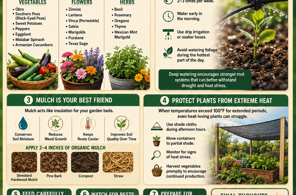 Summer Planting Tips for North Texas: Gardening Through the Heat