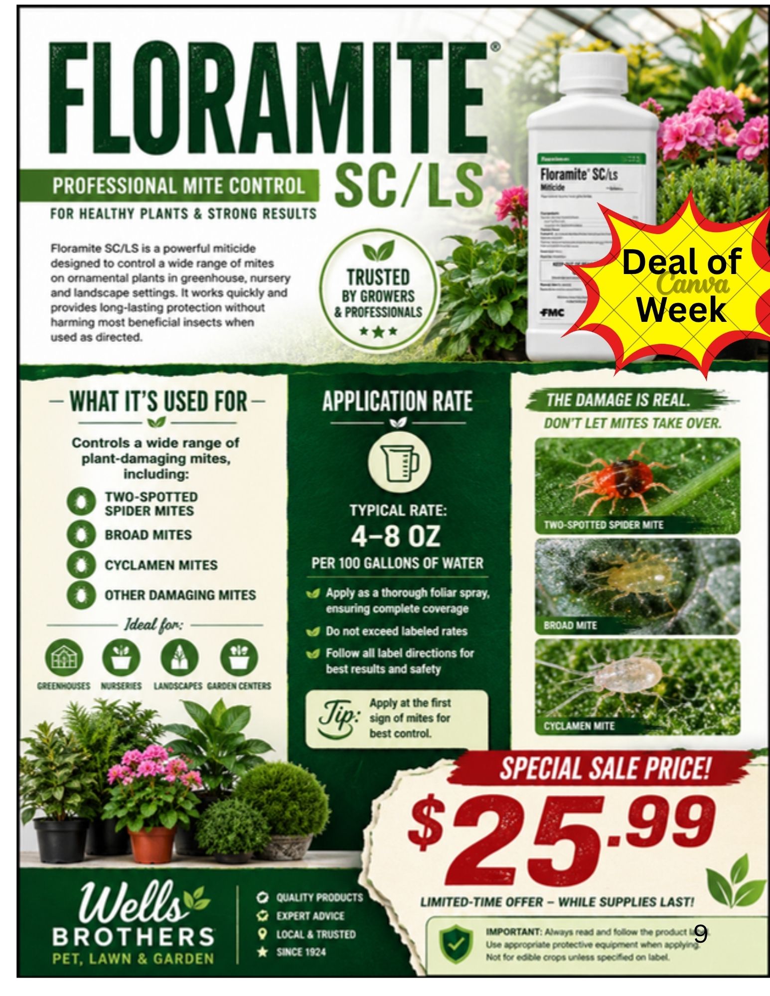 Wells Flormate